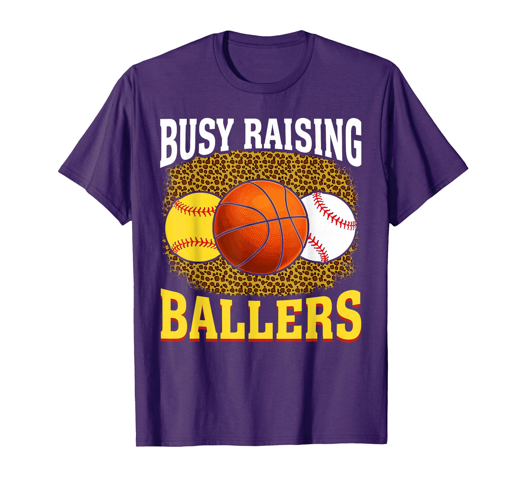 Busy Raising Ballers Softball T-Shirt - Unique Graphic Men Women - T-Shirt, Sweatshirt, Hoodie