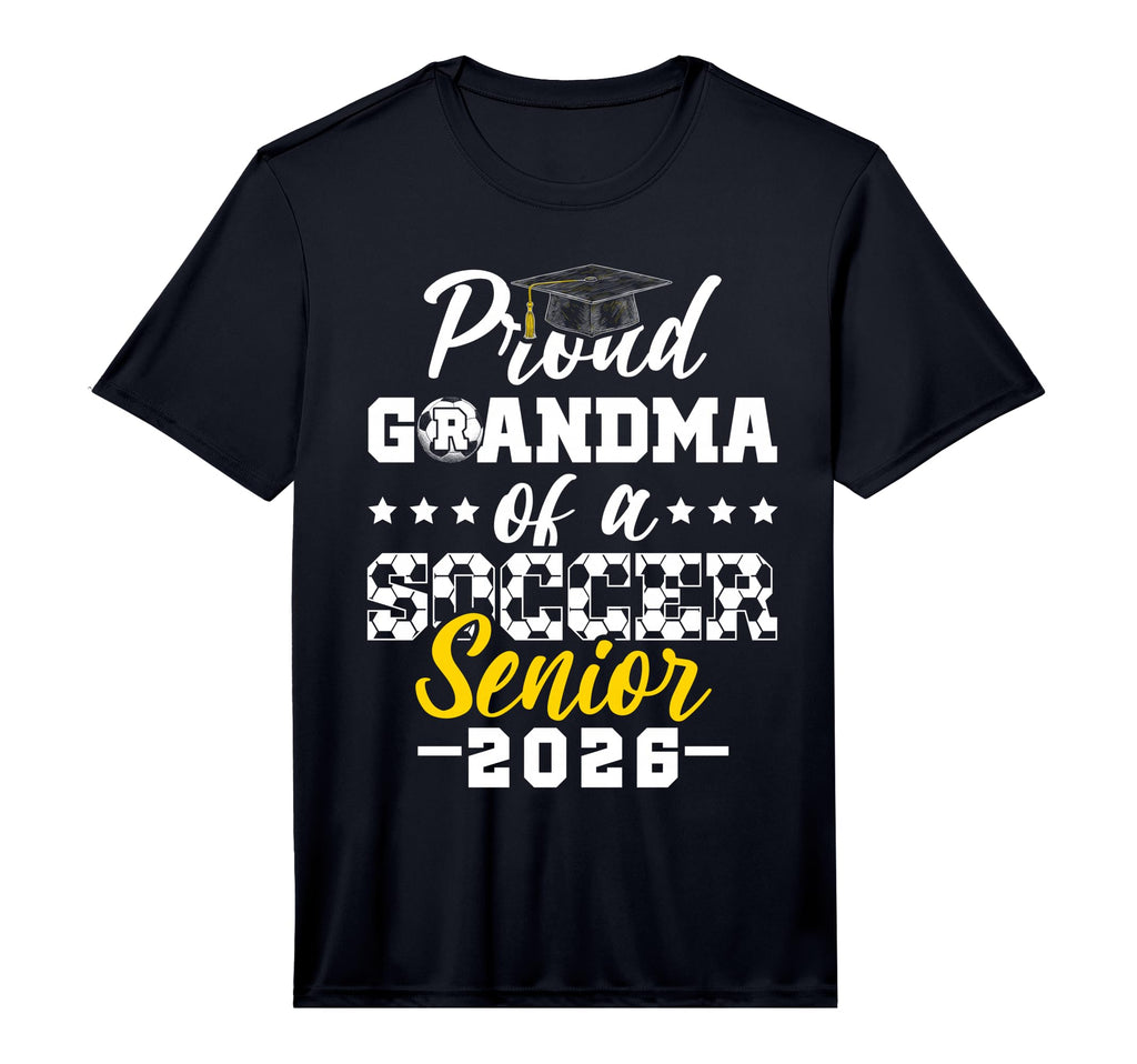 Proud Grandma Soccer Senior 2026 T-Shirt - Trendy Graphic for Adults - T-Shirt, Sweatshirt, Hoodie