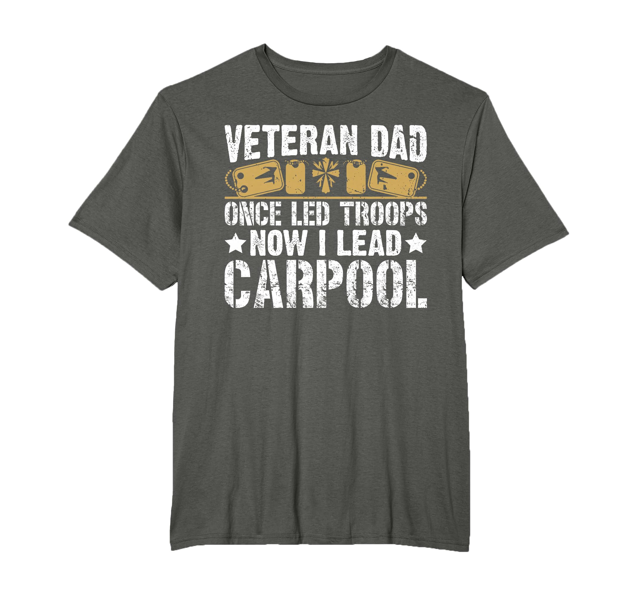 Once Led Troops Now I Lead Carpool T-Shirt - Aesthetic Graphic Men Women - T-Shirt, Sweatshirt, Hoodie