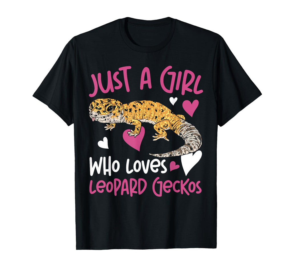 Leopard Gecko Just Who Loves T-Shirt - Fun Novelty Design for Adults - T-Shirt, Sweatshirt, Hoodie