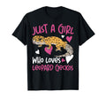 Leopard Gecko Just Who Loves T-Shirt - Fun Novelty Design for Adults - T-Shirt, Sweatshirt, Hoodie