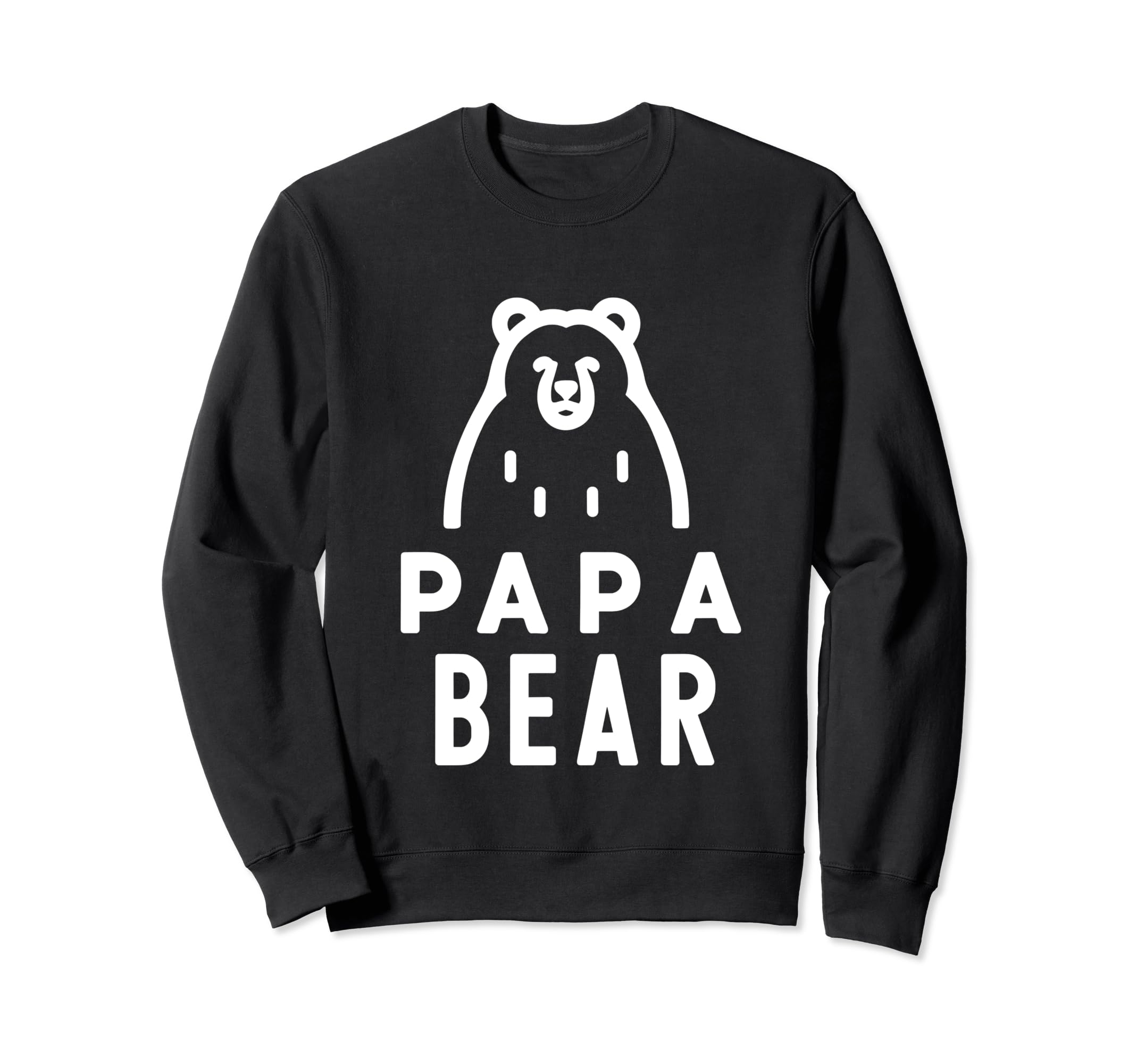 Papa Bear Proud Dad Husband Uncle Sweatshirt - Custom Art Print for Adults - T-Shirt, Sweatshirt, Hoodie