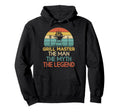 Funny Bbq Dad Grill Master Myth Legend Hoodie - Minimalist Print for Adults - T-Shirt, Sweatshirt, Hoodie