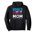 Goals Or Bows Mom Loves You Gender Reveal Hoodie - Trendy Graphic Unisex - T-Shirt, Sweatshirt, Hoodie