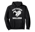 Busy Raising Ballers Soccer Hoodie - Fun Novelty Design for Adults - T-Shirt, Sweatshirt, Hoodie
