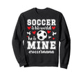 Soccer Is His World Soccer Nana Sweatshirt - Streetwear Style Unisex - T-Shirt, Sweatshirt, Hoodie