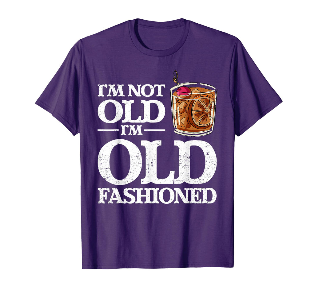 Im Not Old Im Old Fashioned Whiskey T-Shirt - Unique Graphic Men Women - T-Shirt, Sweatshirt, Hoodie