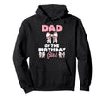 Dad Birthday Baseball Coquette Bow Party Hoodie - Graphic Print Unisex - T-Shirt, Sweatshirt, Hoodie