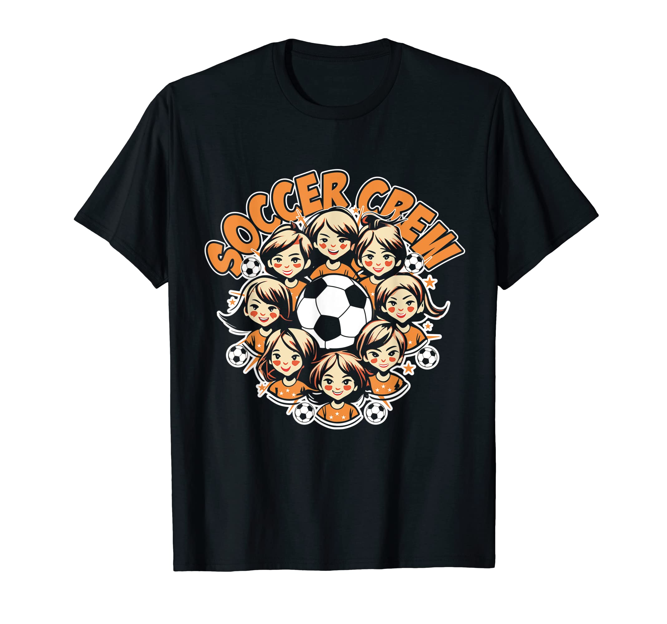 Soccer Ladies Crew Soccer Team Group T-Shirt - Minimalist Print Men Women - T-Shirt, Sweatshirt, Hoodie