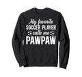 Proud Soccer Pawpaw Soccer Player Sweatshirt - Graphic Print for Adults - T-Shirt, Sweatshirt, Hoodie