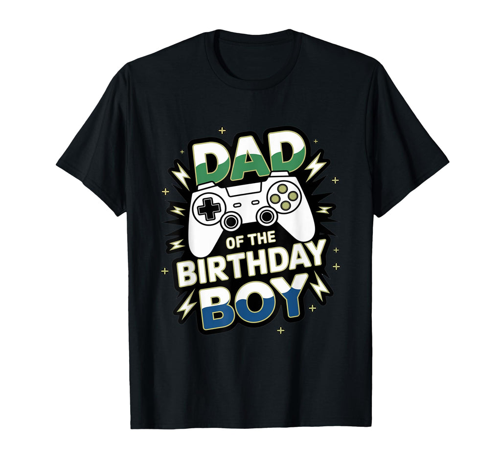 Dad Birthday Matching Video Gamer T-Shirt - Custom Art Print for Adults - T-Shirt, Sweatshirt, Hoodie