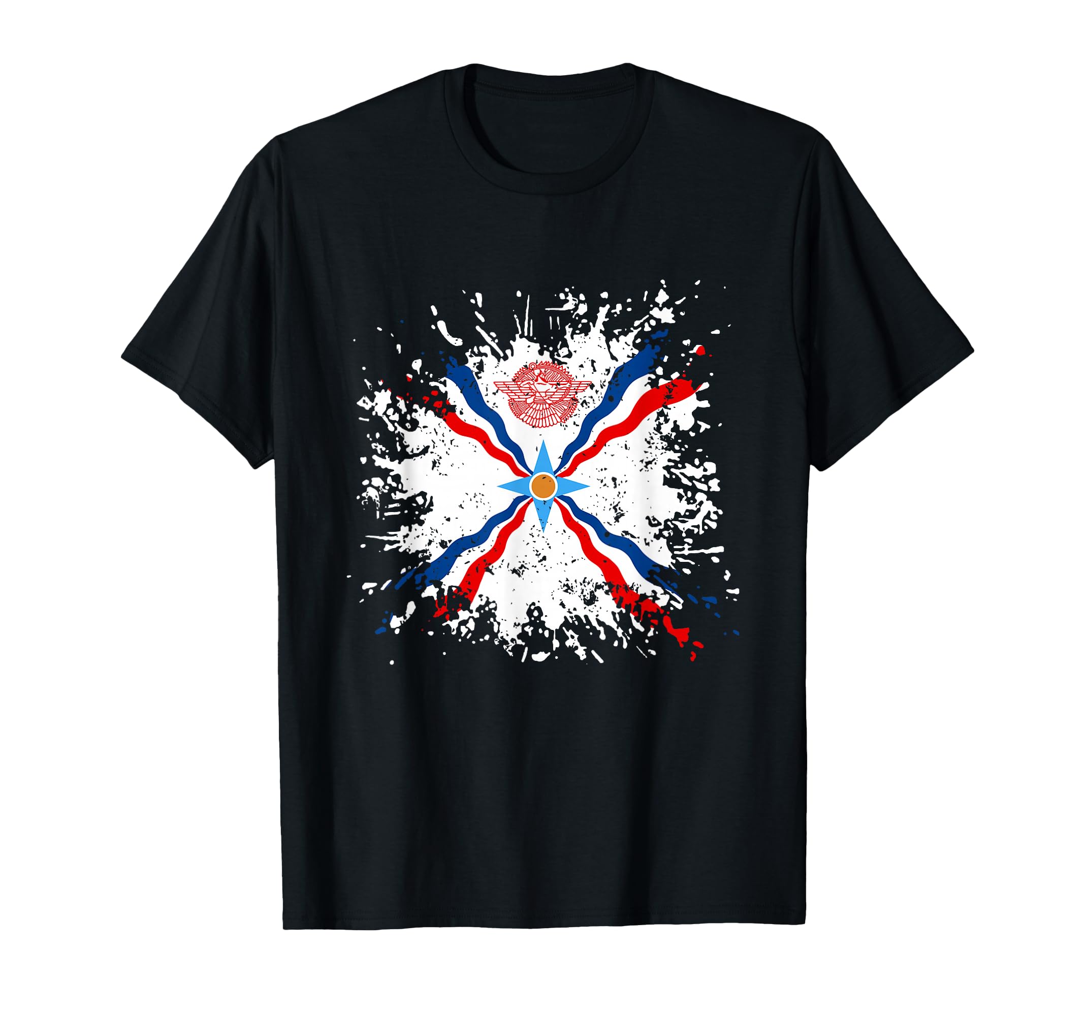Assyrian Ashur Flag Ashur Emblem Suryoyo T-Shirt - Trendy Graphic Unisex - T-Shirt, Sweatshirt, Hoodie