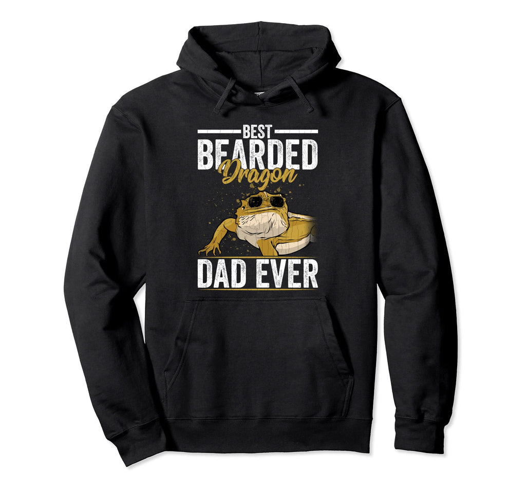 Bearded Dragon Dad Funny Reptiles Hoodie - Fun Novelty Design Men Women - T-Shirt, Sweatshirt, Hoodie