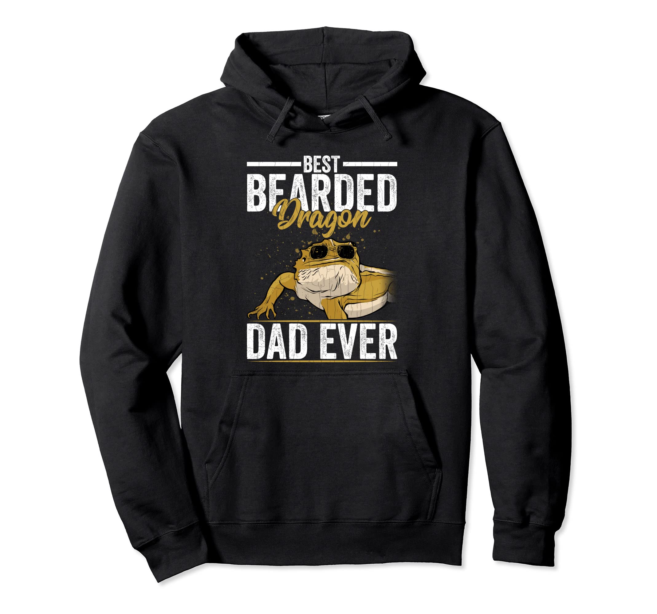 Bearded Dragon Dad Funny Reptiles Hoodie - Fun Novelty Design Men Women - T-Shirt, Sweatshirt, Hoodie