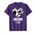 Mom Life Heart Funny Soccer Hockey Mom T-Shirt - Novelty Apparel for Adults - T-Shirt, Sweatshirt, Hoodie