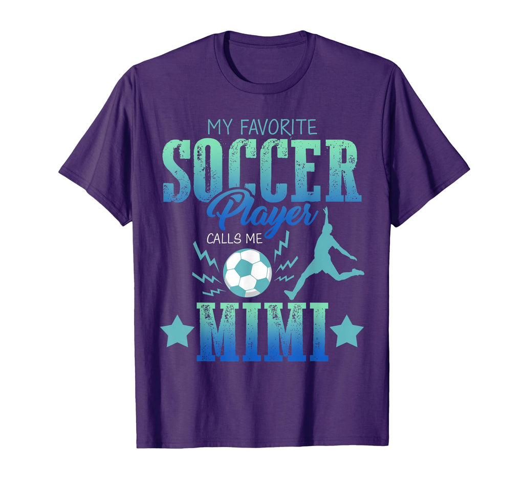 My Favorite Soccer Calls Me Mimi T-Shirt - Novelty Apparel for Adults - T-Shirt, Sweatshirt, Hoodie
