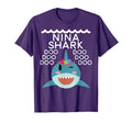 Nina Shark Matching Family Shirts Shark T-Shirt - Novelty Apparel Unisex - T-Shirt, Sweatshirt, Hoodie
