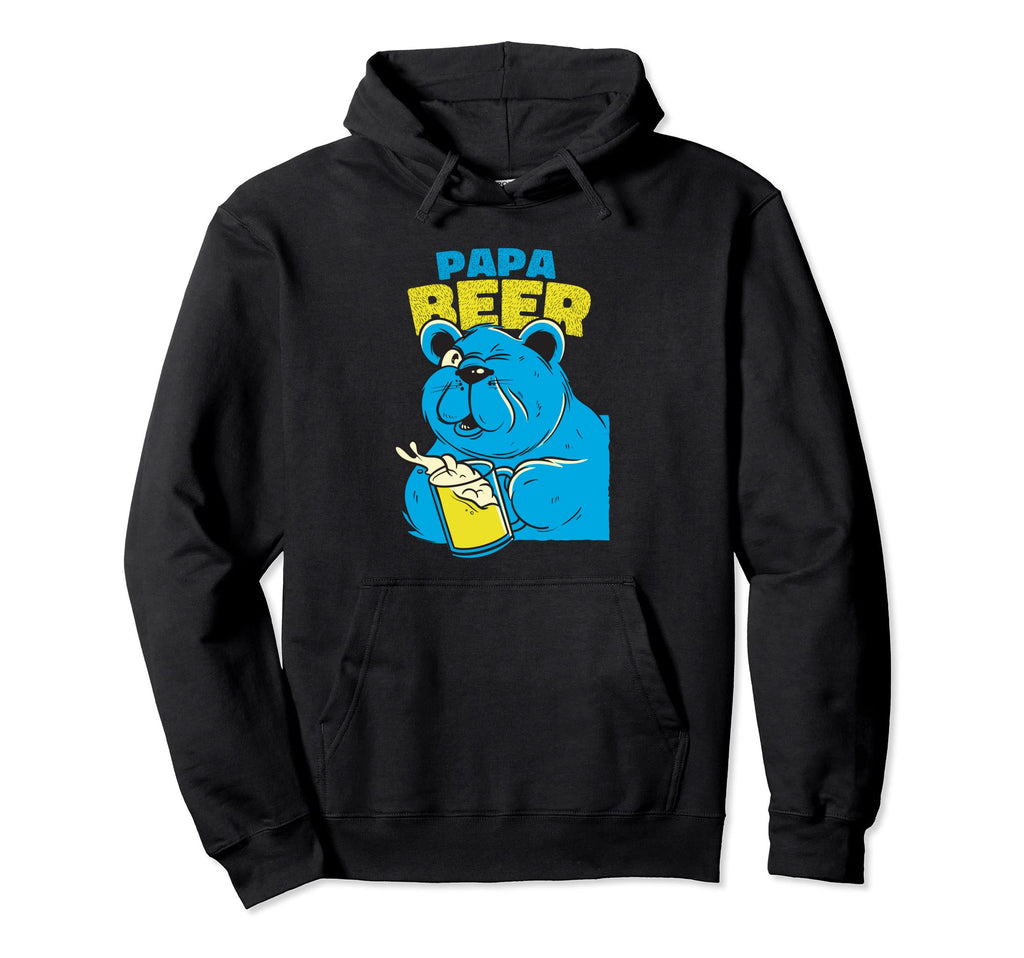 Funny Papa Beer Boozing Papa Bear Hoodie - Aesthetic Graphic Men Women - T-Shirt, Sweatshirt, Hoodie
