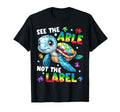 See Able Not Label Turtle Autism T-Shirt - Novelty Apparel for Adults - T-Shirt, Sweatshirt, Hoodie