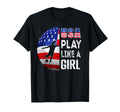 Play Like Soccer Usa United States Womens T-Shirt - Trendy Graphic Unisex - T-Shirt, Sweatshirt, Hoodie