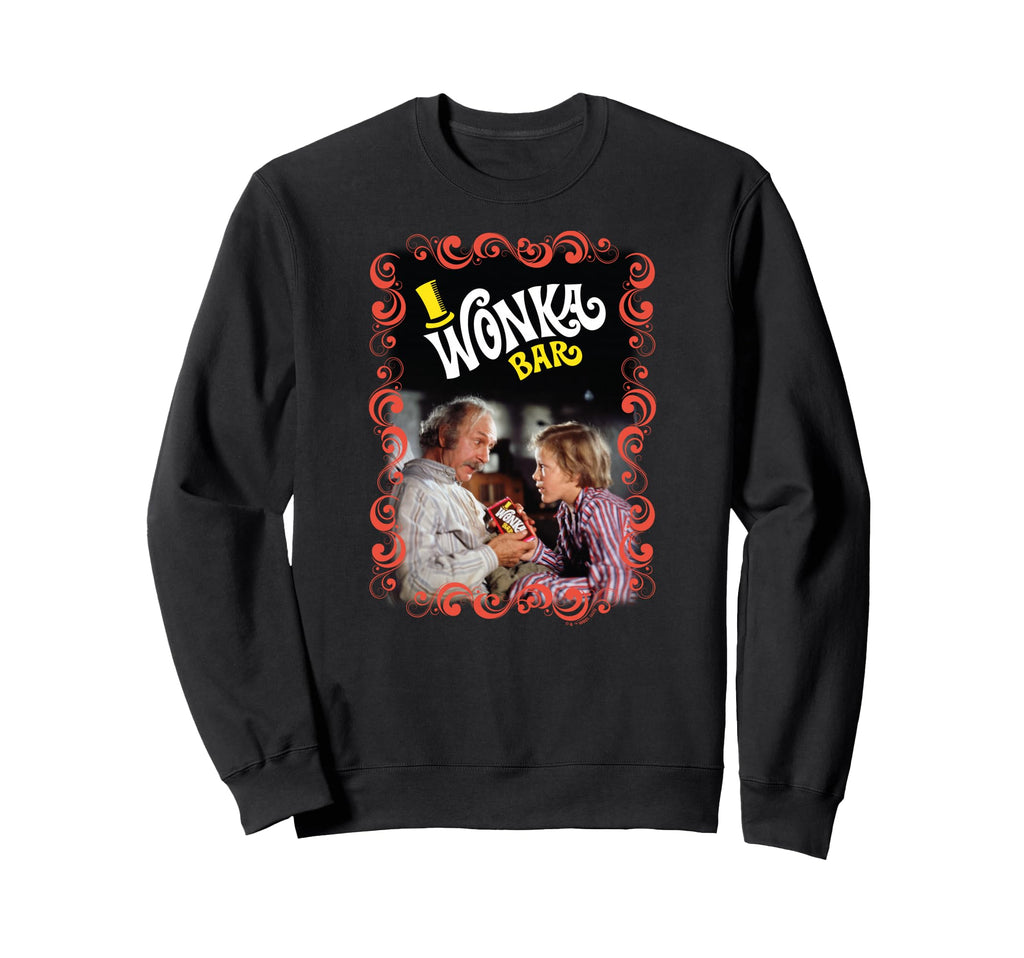Willy Wonka Chocolate Factory Sweatshirt - Trendy Graphic for Adults - T-Shirt, Sweatshirt, Hoodie