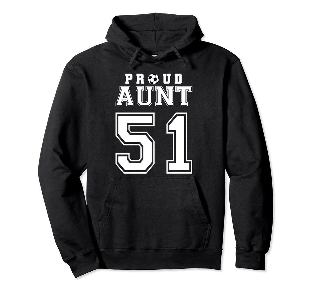 Number 51 Custom Proud Soccer Futbol Hoodie - Novelty Apparel Men Women - T-Shirt, Sweatshirt, Hoodie