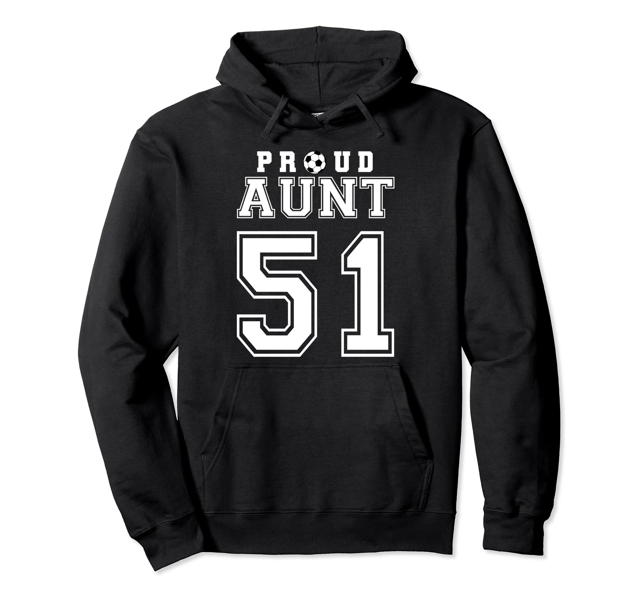 Number 51 Custom Proud Soccer Futbol Hoodie - Novelty Apparel Men Women - T-Shirt, Sweatshirt, Hoodie