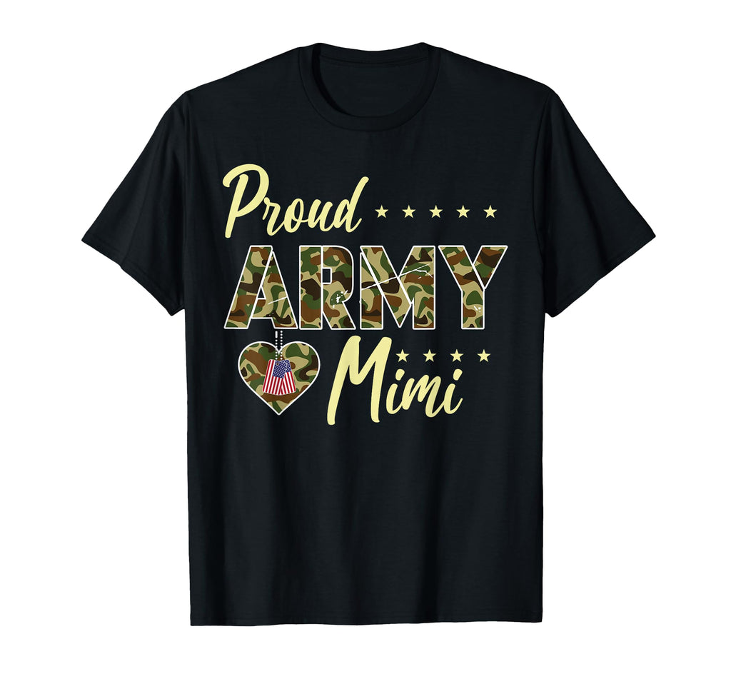 Proud Army Mimi Camouflage Soldier T-Shirt - Streetwear Style Unisex - T-Shirt, Sweatshirt, Hoodie