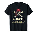 Pirate Abuelo Skull Matching Grandpa T-Shirt - Novelty Apparel Unisex - T-Shirt, Sweatshirt, Hoodie