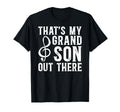 My Grandson Marching Band Grandpa T-Shirt - Fun Novelty Design for Adults - T-Shirt, Sweatshirt, Hoodie