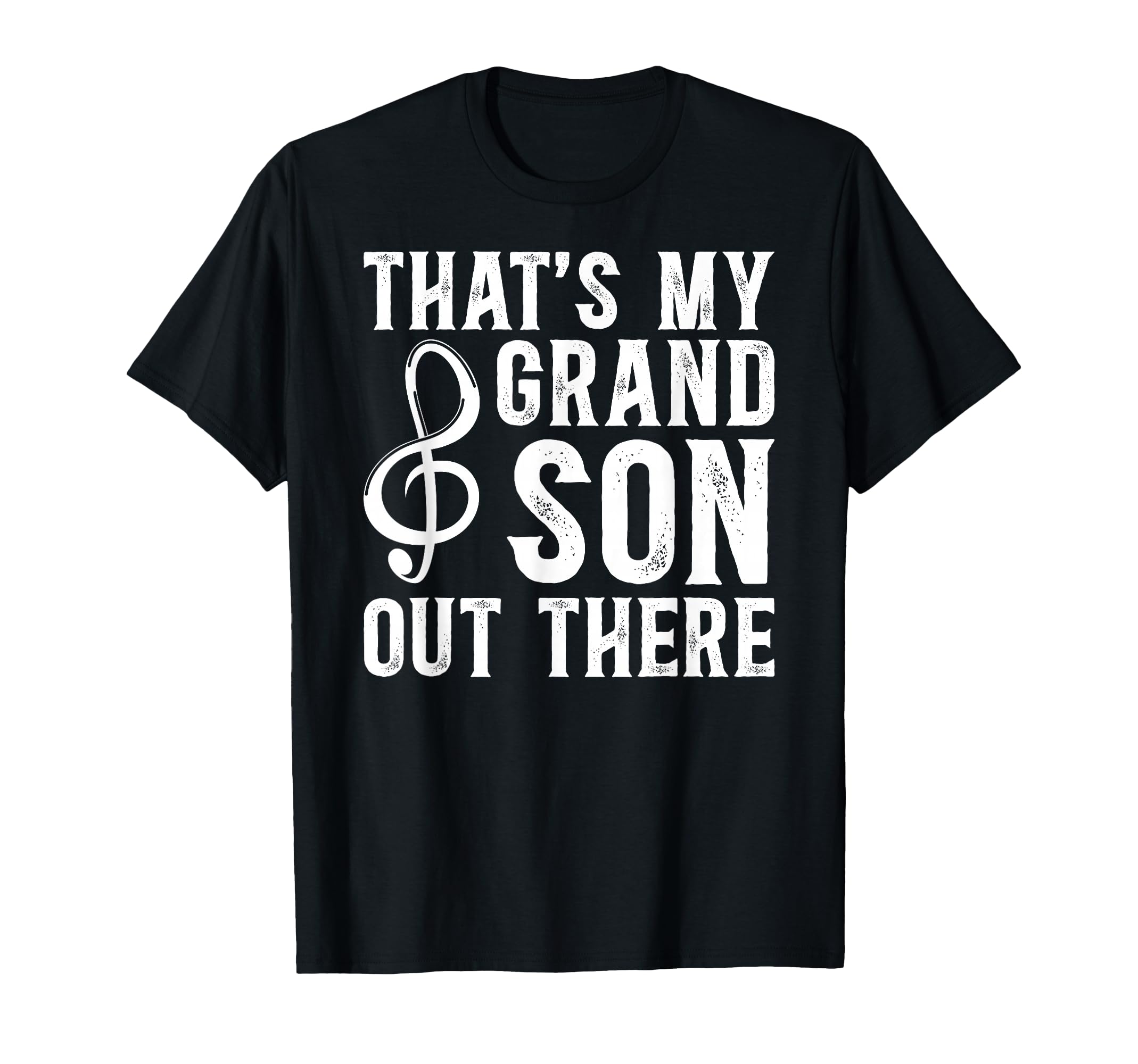 My Grandson Marching Band Grandpa T-Shirt - Fun Novelty Design for Adults - T-Shirt, Sweatshirt, Hoodie