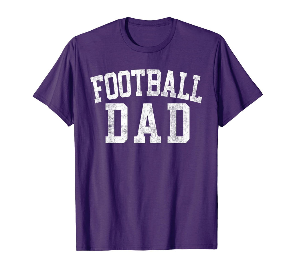 Football Dad Bold Font Fathers Day T-Shirt - Aesthetic Graphic for Adults - T-Shirt, Sweatshirt, Hoodie