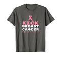 Kick Breast Cancer Awareness T-Shirt - Minimalist Print for Adults - T-Shirt, Sweatshirt, Hoodie