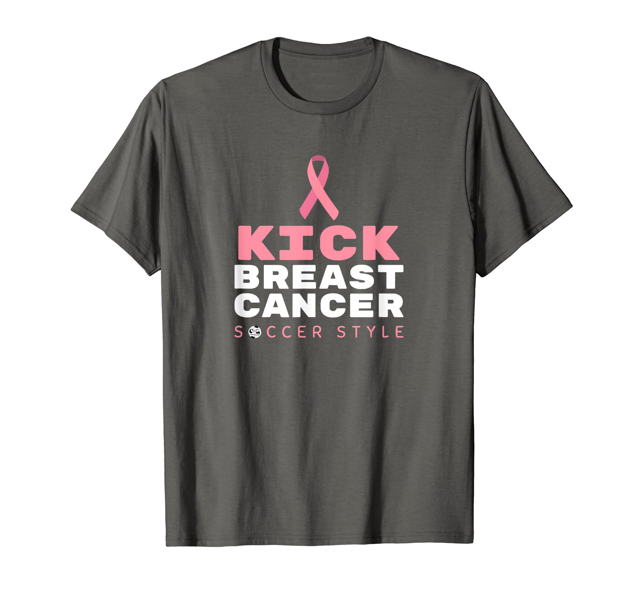 Kick Breast Cancer Awareness T-Shirt - Minimalist Print for Adults - T-Shirt, Sweatshirt, Hoodie