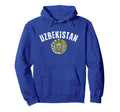 Uzbekistan Pride Emblem Soccer Fan Hoodie - Minimalist Print Men Women - T-Shirt, Sweatshirt, Hoodie