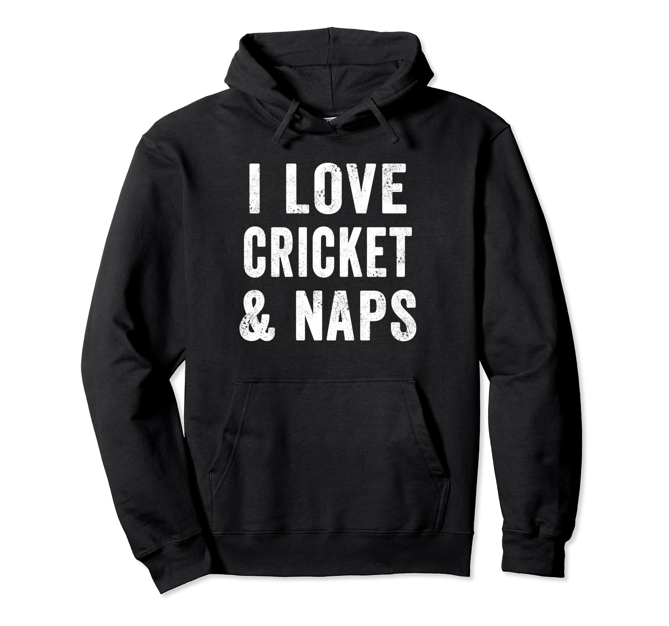Funny I Love Cricket And Naps Bearded Hoodie - Minimalist Print Unisex - T-Shirt, Sweatshirt, Hoodie