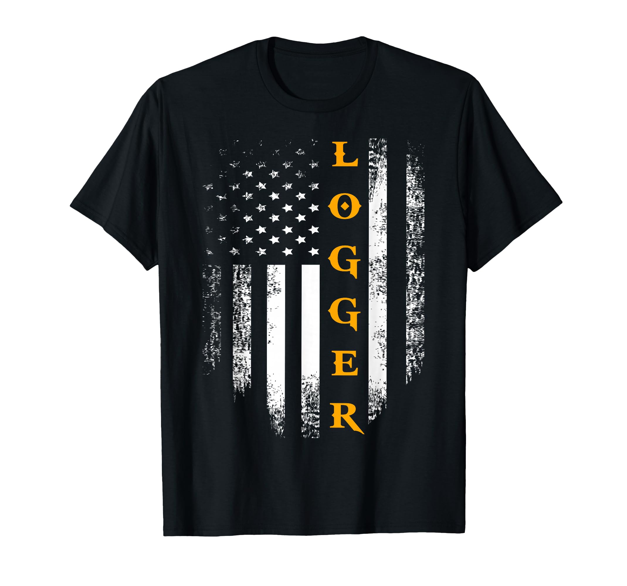 Logger American Flag Logging Carpenter T-Shirt - Unique Graphic for Adults - T-Shirt, Sweatshirt, Hoodie