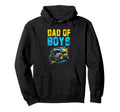 Monster Truck Dad Fathers Day Hoodie - Trendy Graphic for Adults - T-Shirt, Sweatshirt, Hoodie