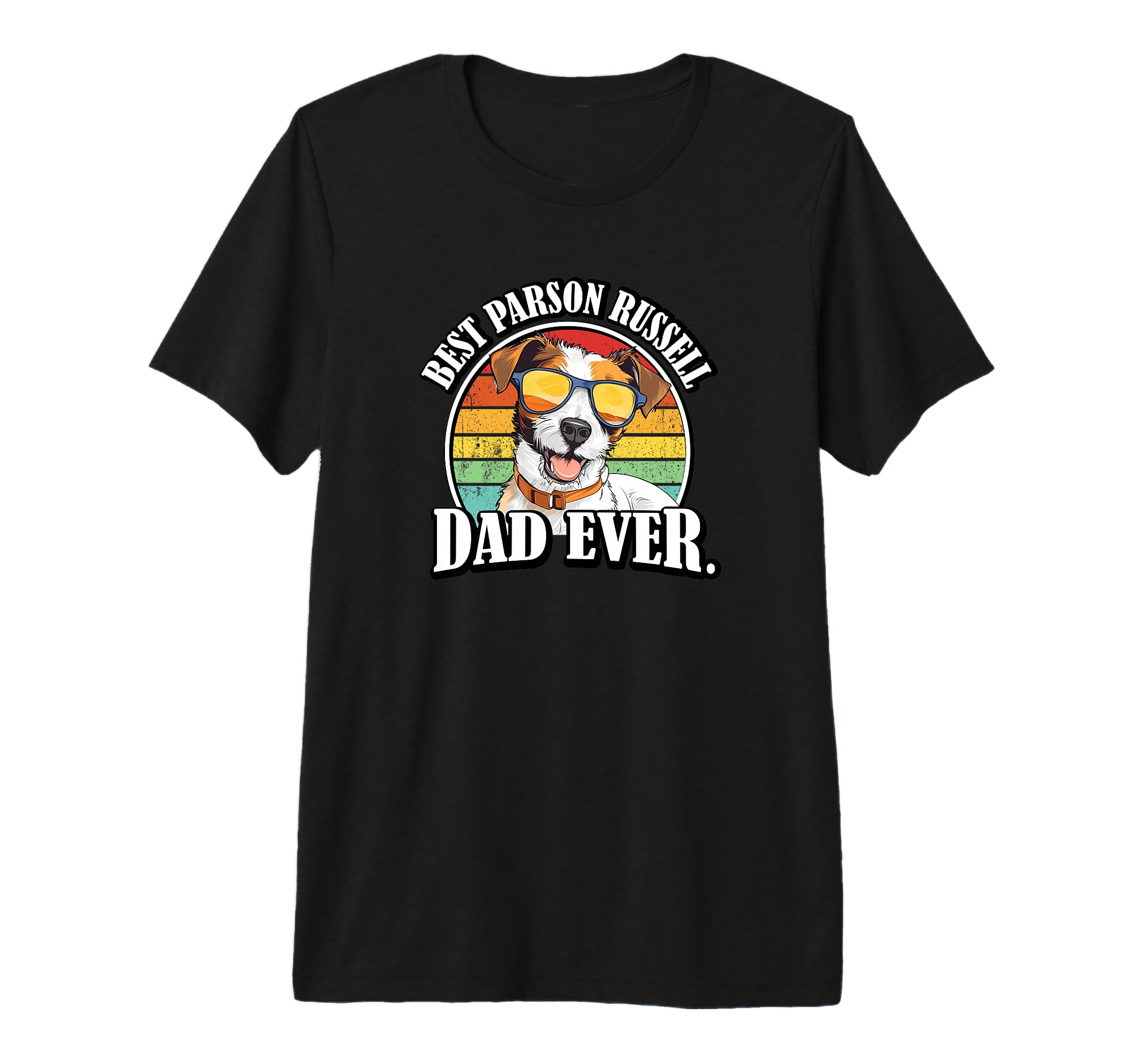 Funny Best Dad Parson Russell Terrier T-Shirt - Novelty Apparel Unisex - T-Shirt, Sweatshirt, Hoodie