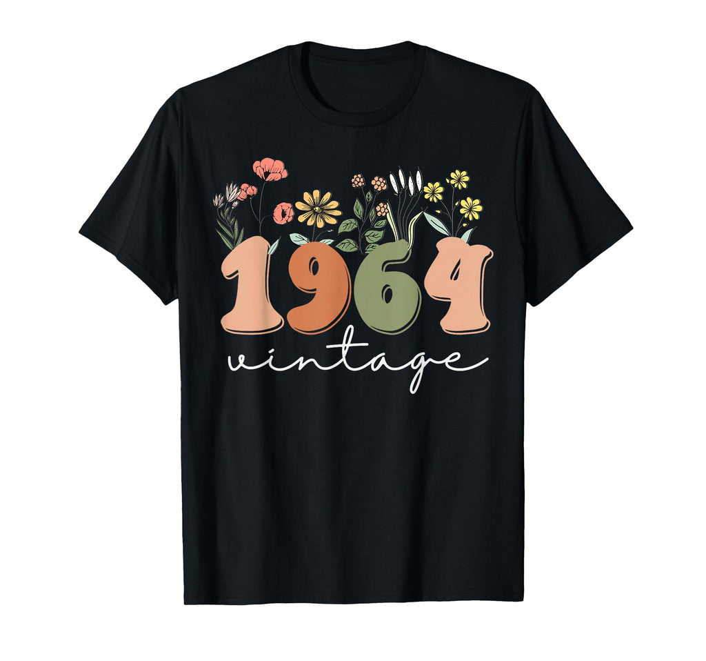 60 Years Old 1964 60Th Birthday T-Shirt - Aesthetic Graphic for Adults - T-Shirt, Sweatshirt, Hoodie