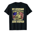 Mens My Stepson Has Your Back Proud Army T-Shirt - Trendy Graphic Unisex - T-Shirt, Sweatshirt, Hoodie