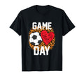 Soccer Game Day Leopard Cheetah T-Shirt - Casual Everyday Wear for Adults - T-Shirt, Sweatshirt, Hoodie