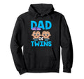 Dad Twins Twin Sarcastic Funny Hoodie - Minimalist Print Unisex - T-Shirt, Sweatshirt, Hoodie