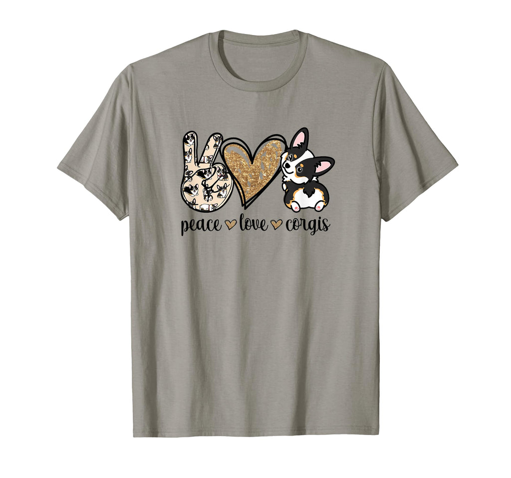 Womens Funny Peace Love Black Tricolor T-Shirt - Unique Graphic Men Women - T-Shirt, Sweatshirt, Hoodie