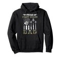Proud Coast Guard Dad Us Coast Guard Hoodie - Graphic Print Unisex - T-Shirt, Sweatshirt, Hoodie