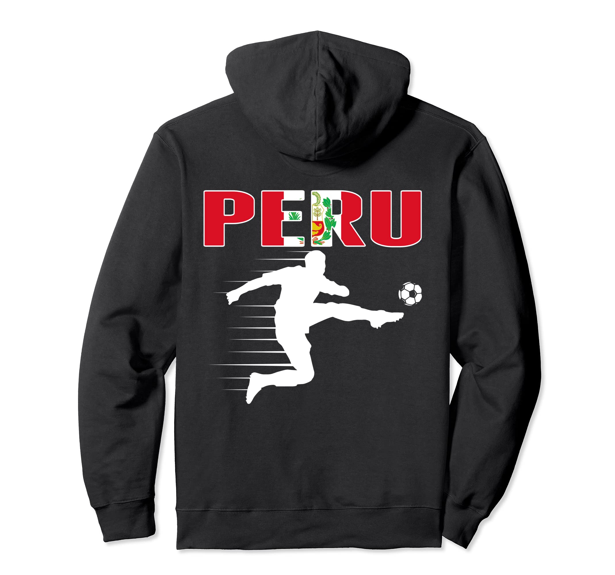Peru Soccer Fans Jersey Proud Hoodie - Casual Everyday Wear Men Women - T-Shirt, Sweatshirt, Hoodie