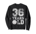 36 Years Old Soccer Sports Sweatshirt - Minimalist Print Men Women - T-Shirt, Sweatshirt, Hoodie