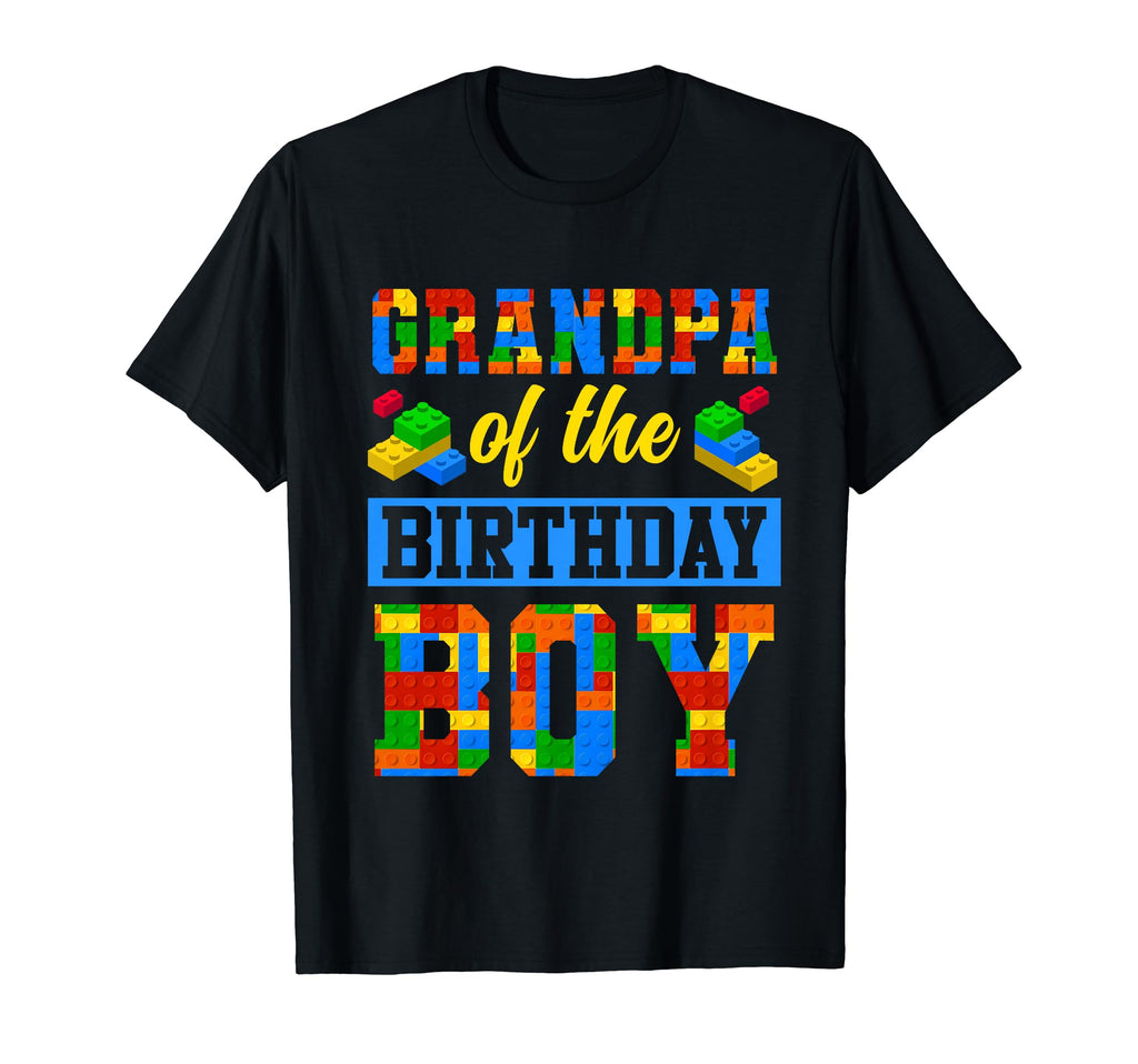 Grandpa Birthday Building Block T-Shirt - Casual Everyday Wear for Adults - T-Shirt, Sweatshirt, Hoodie