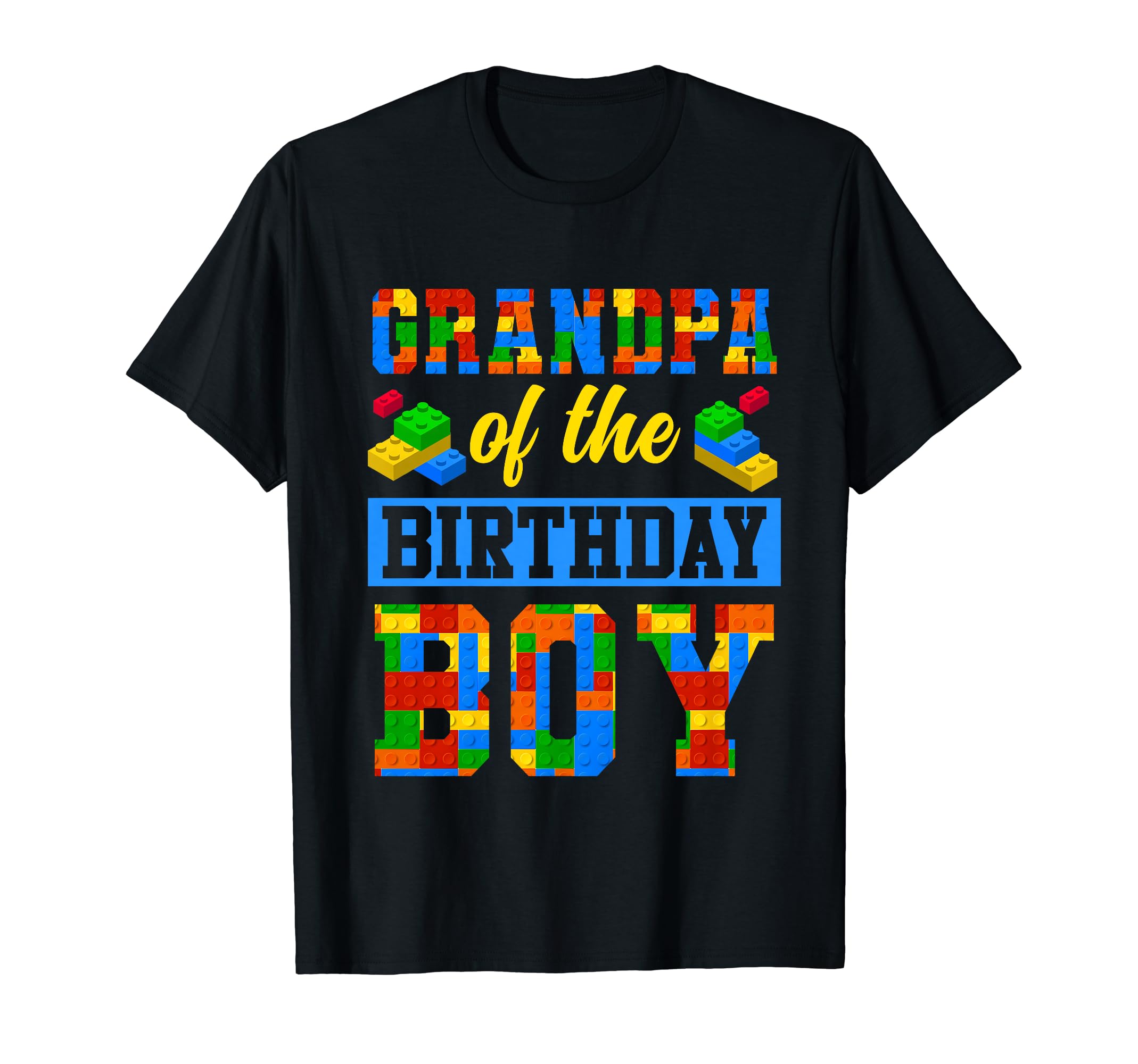 Grandpa Birthday Building Block T-Shirt - Casual Everyday Wear for Adults - T-Shirt, Sweatshirt, Hoodie