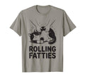Cat Rolling Fatties Funny Tuxedo Cat T-Shirt - Unique Graphic Men Women - T-Shirt, Sweatshirt, Hoodie